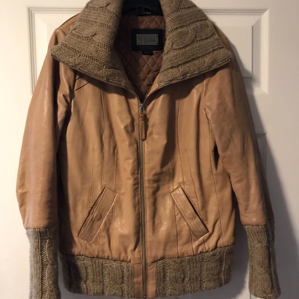 Mackage leather jacket authentic
